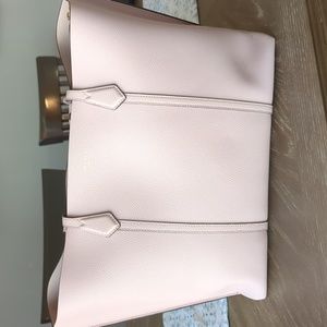 Tory Burch Perry Leather Shopper Tote Bag